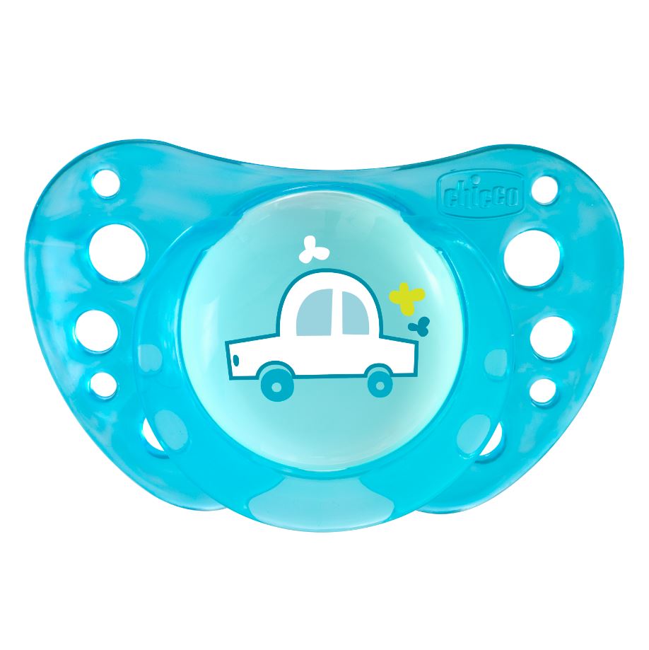 Chicco – Soother Physio Air Blue Silicone – 12 Month – Set Of 2