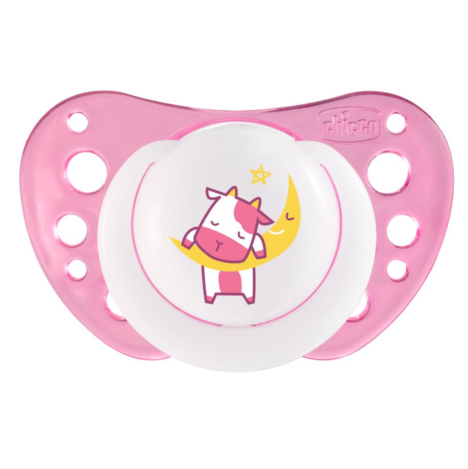 Chicco – Soother Physio Air Lumi Silicone – 12 Month – Set Of 2