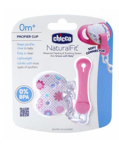 Chicco – Clip With Chain – Pink
