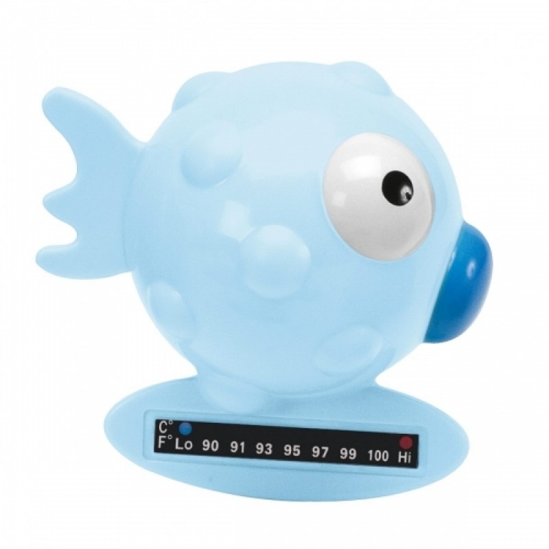 Chicco – Bath Thermometer Globe Fish – Light Blue