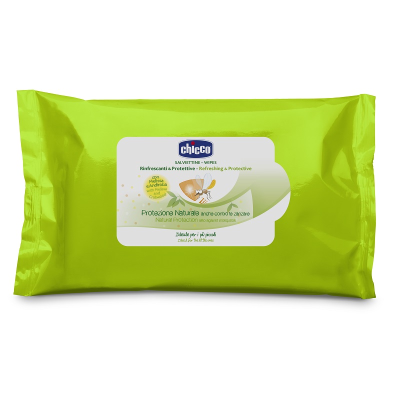Chicco Anti-Mosquito Wipes Cosmetic – Set Of 20 x 2