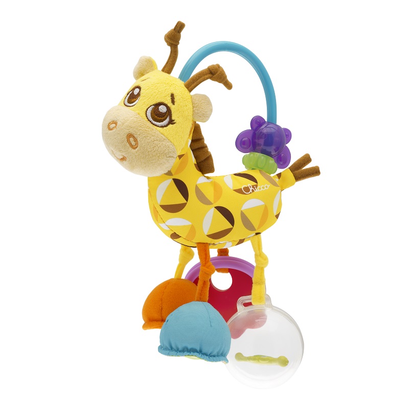 Baby Senses Rattle Giraffe – Multi Primary Colours
