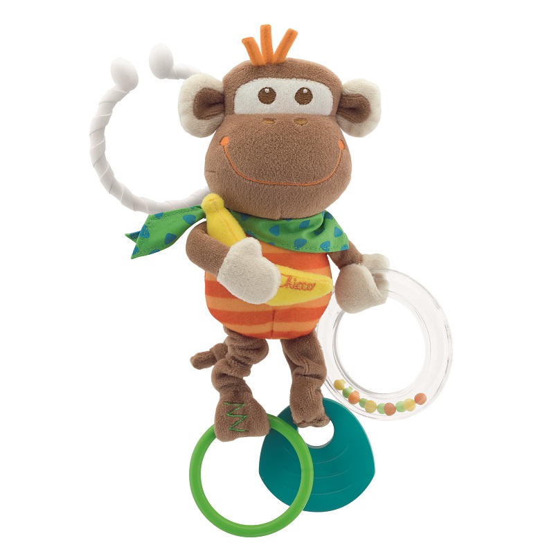 Baby Senses Vibrating Monkey – Multi Primary Colours