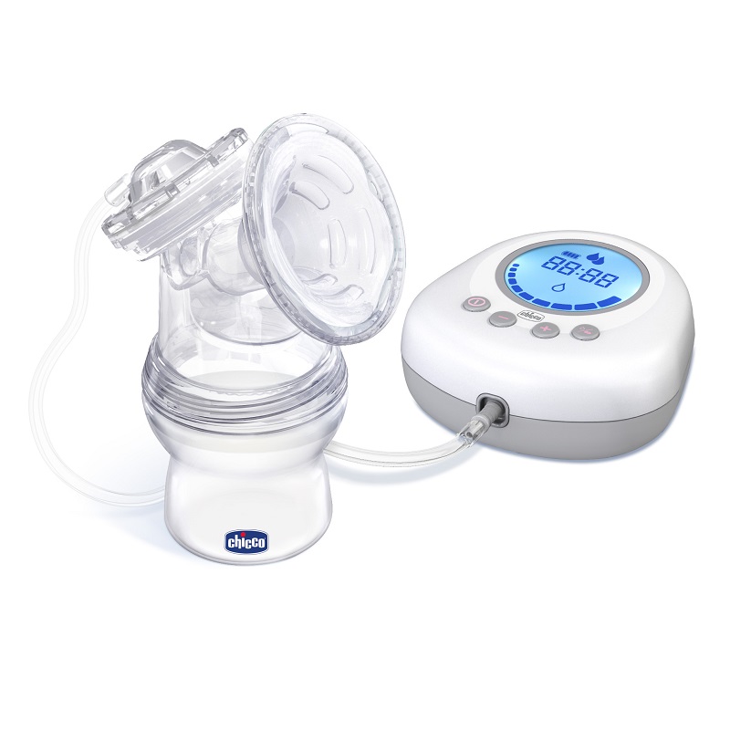 Chicco Naturally Me Electric Breast Pump – White And Clear