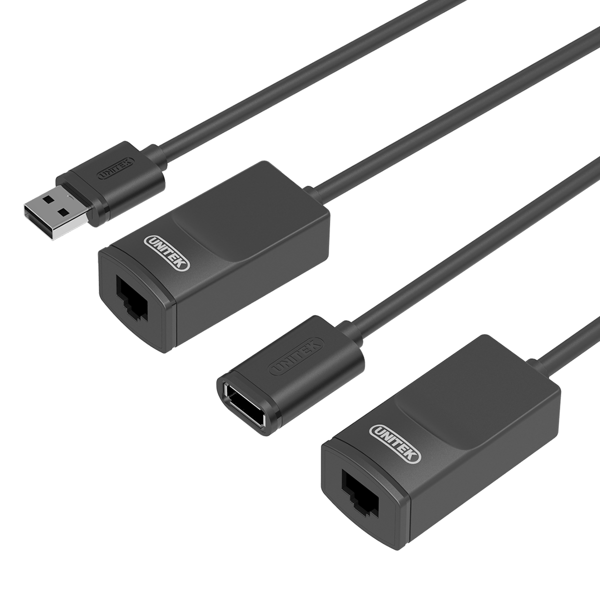 Unitek Usb1.1 Ext Over Rj45, Up To 60M (Y-Ue01001)