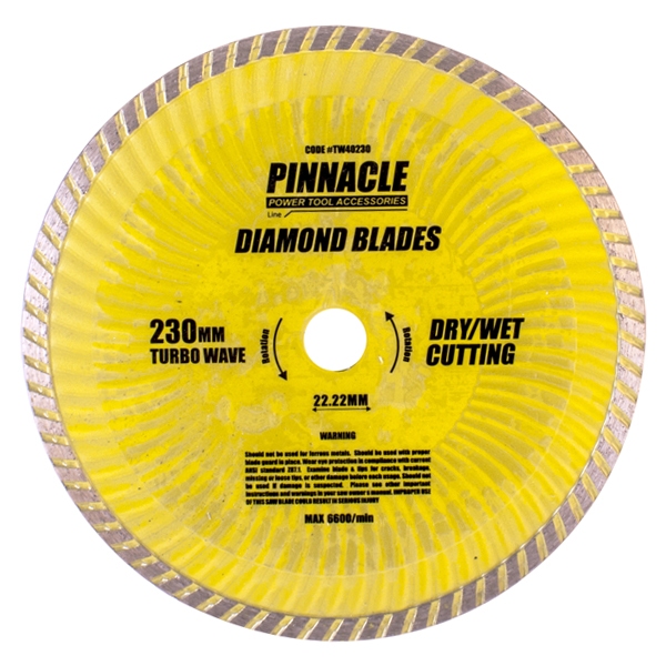 Diamond Blade Turbo Wave 230Mm X 22.22 Pinnacle
