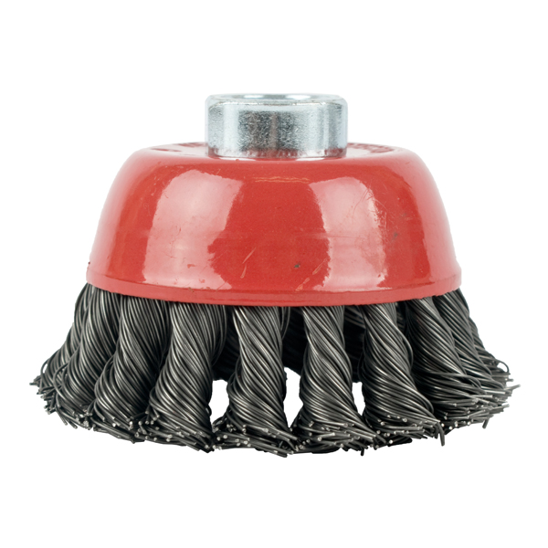 Tork Craft Wire Cup Brush Twisted 80mm X M14 Blister