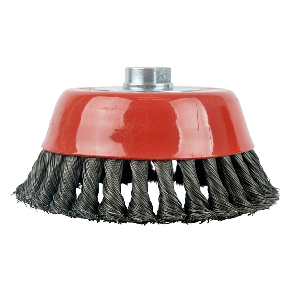 Tork Craft Wire Cup Brush Twisted 150mm X M14 With 0.80mm Wire Heavy Duty