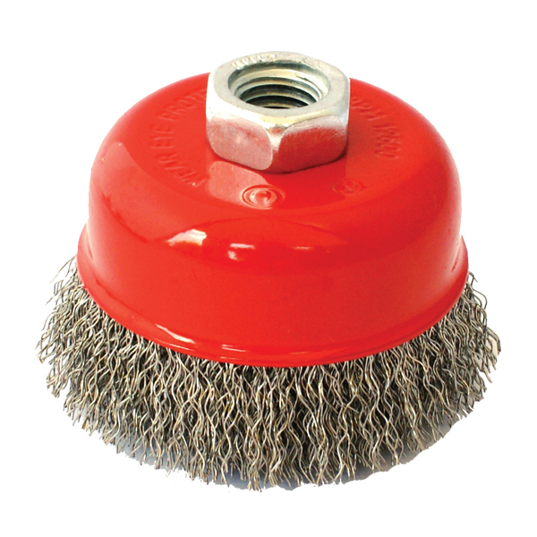 Tork Craft Wire Cup Brush 75 X M14 Crimped Stainless Steel TCW