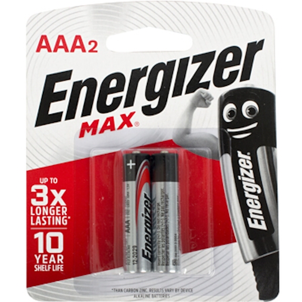 Energizer Max Aaa – 2 Pack (Moq 20)