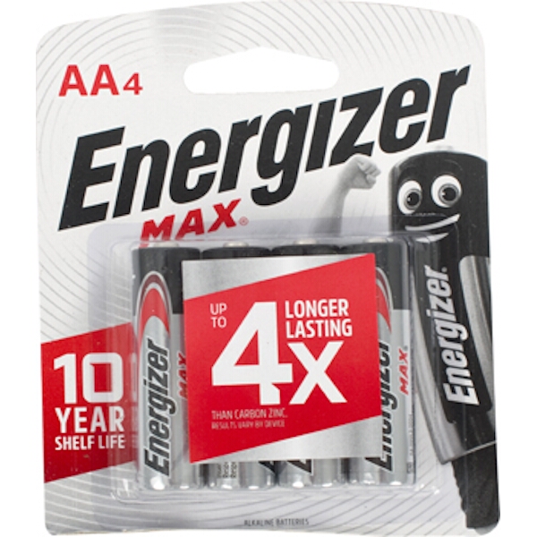 Energizer Max AA – 4 Pack