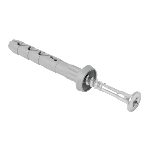 Rawlplug Nyl Hammer-In Fixing 6X40mm+ Cyl Head X5000 Per Box