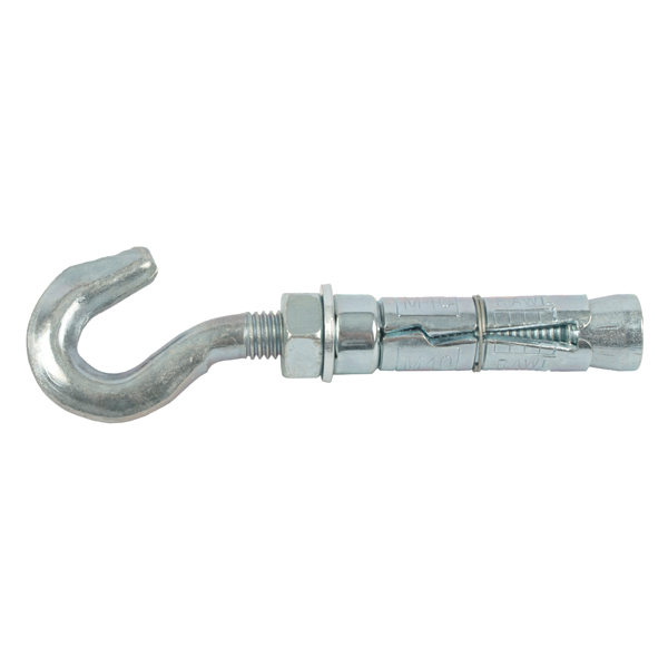 Rawlplug Hook Bolt M10X120mm X25 -Box