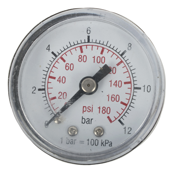 Gav Pressure Gauge 40mm 1/8 Rear Packaged