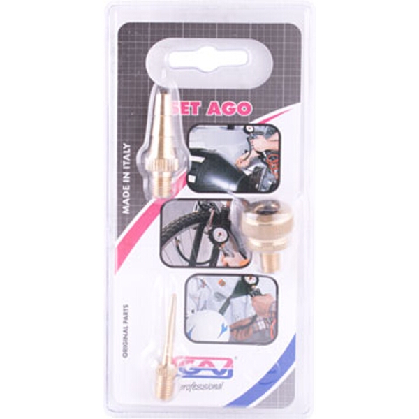 Gav Inflating Set For Balls Schrader To Presta Valves & Inflatables