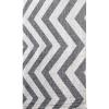 Turkish Bath / Beach Towel (100% Cotton) – Zig Zag – Black (100x180cm) Turkish Bath / Beach Towel (100% Cotton) – Zig Zag – Black (100x180cm)