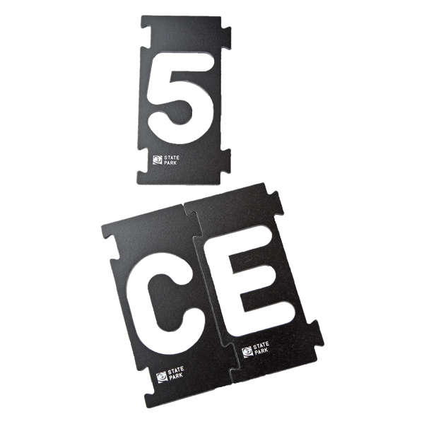 Rockler Sign Making 3.375 State Park Font