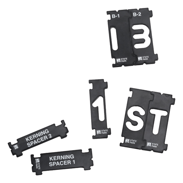 Rockler Signmaking 1.5″ State Park Font