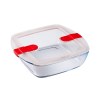 Pyrex Cook & Heat Square Roaster with lid 25x22cm Pyrex Cook & Heat Square Roaster with lid 25x22cm