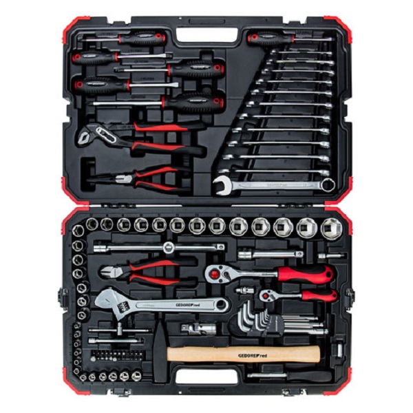Gedore Red – 100 Piece Socket, Spanner & Toolkit / Set