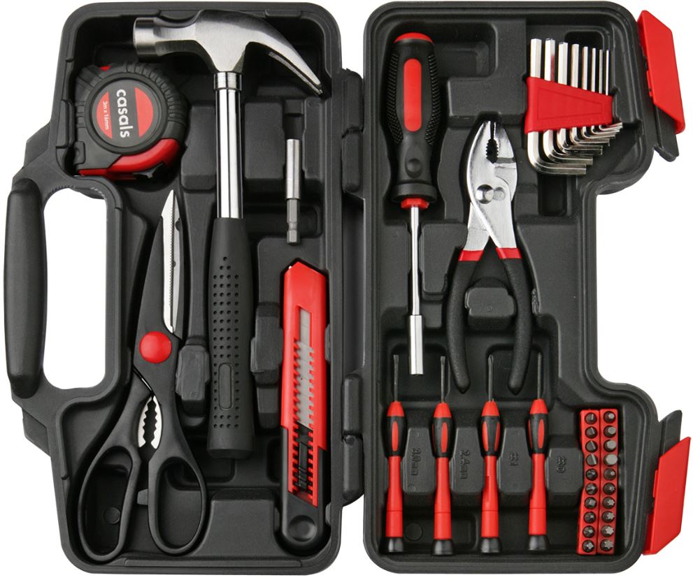 Casals – Hand Tools “HH39” 39 Piece Set Steel – Red