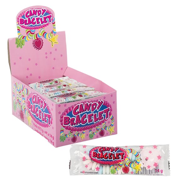 Sweet Candy – Bracelet Sherbet – Party Supplies – Assorted Sweets – 48 Pack