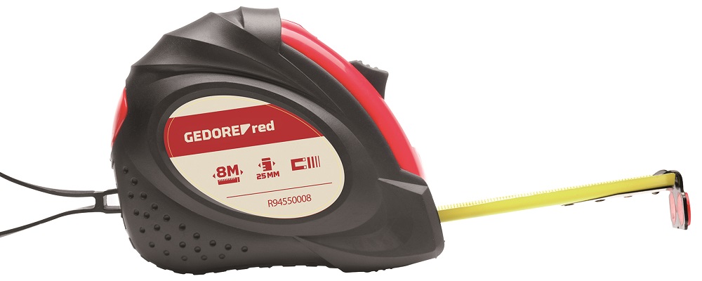 Gedore Red Tape Measure – 8 Metre