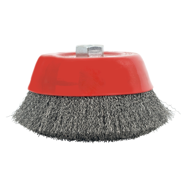 Tork Craft Wire Cup Brush Crimped Plain 150mmxm14 Bulk