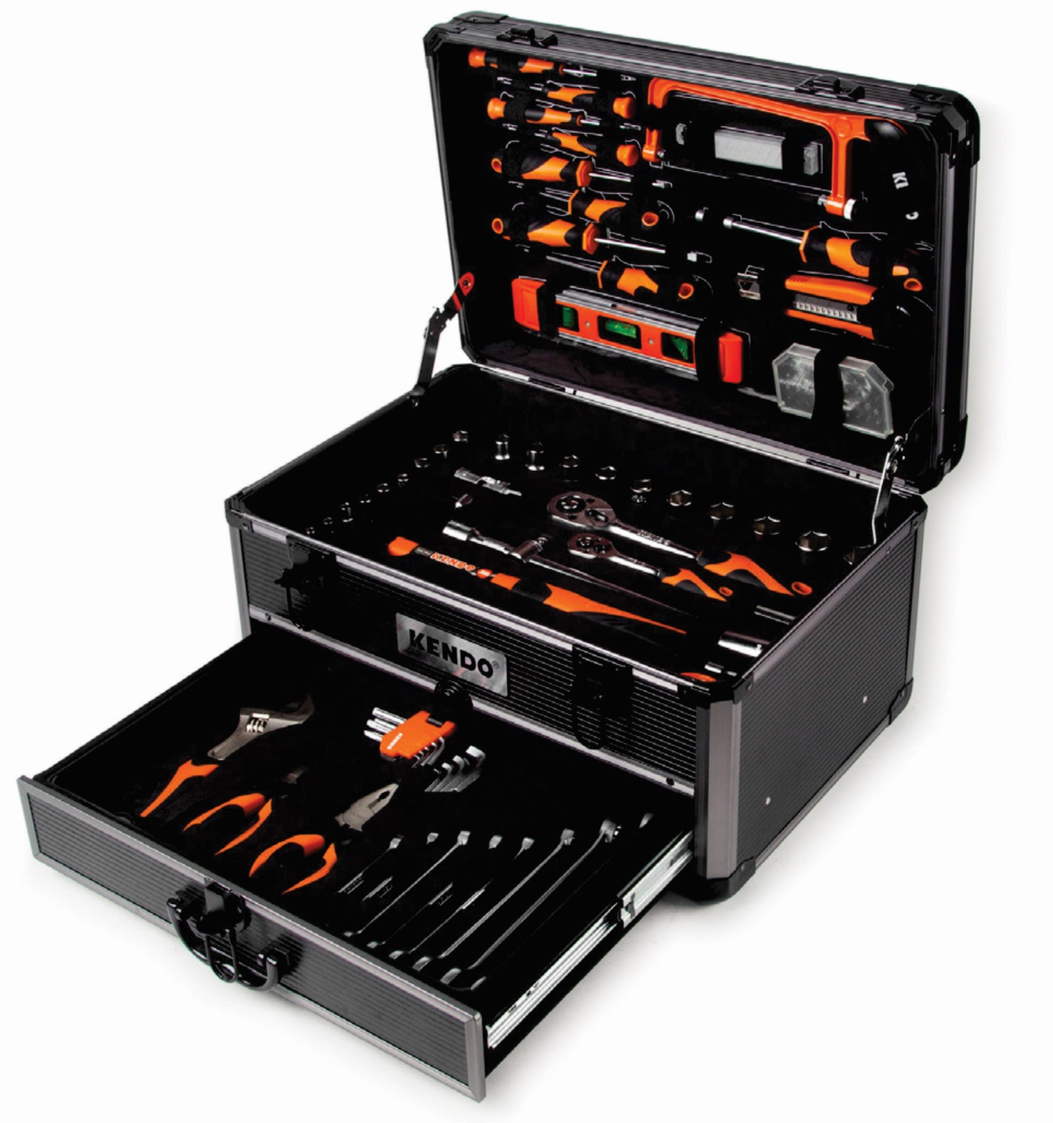 Kendo – 109 Piece Complete Tool Set – Including Strong Aluminium Case