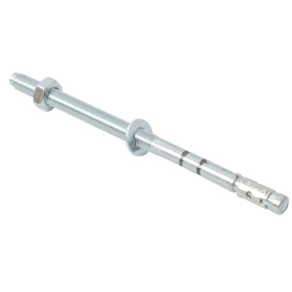 Rawlplug Throughbolt M10X180mm Zinc Pl X50-Box