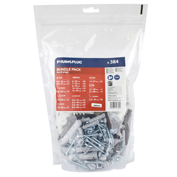 Rawlplug Handy Man Kit x384 Piece