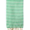 Turkish Bath / Beach Towel (100% Cotton) – SUD Range (100x180cm) – Green Turkish Bath / Beach Towel (100% Cotton) – SUD Range (100x180cm) – Green