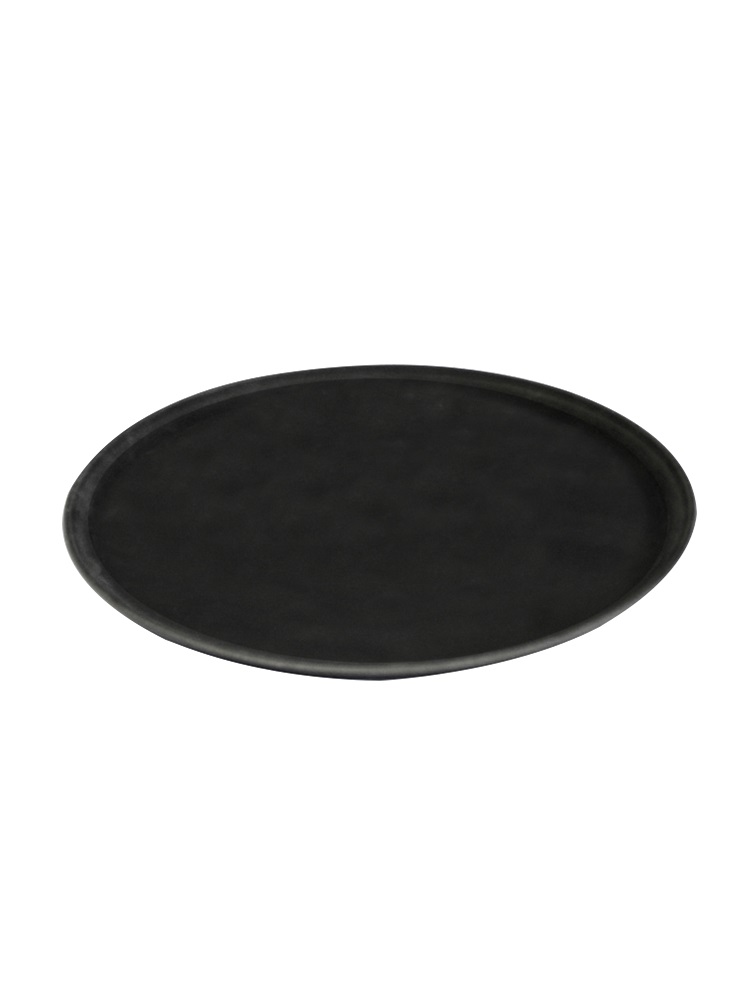 Cater Basix non slip tray black 400 mm round