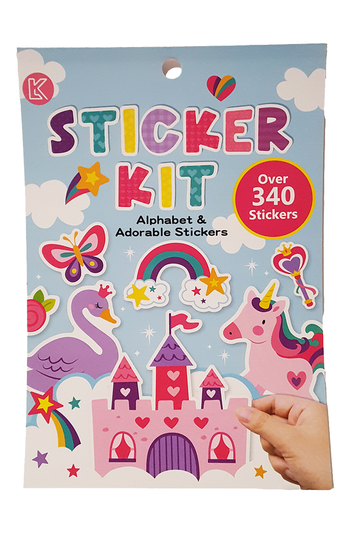 Sticker Kit – Book – Unicorn – Over 340 Stickers