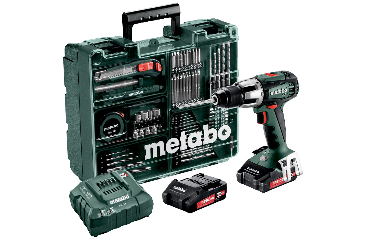Metabo – Cordless Hammer Drill Set (Workshop) SB 18 LT SET (602103600)