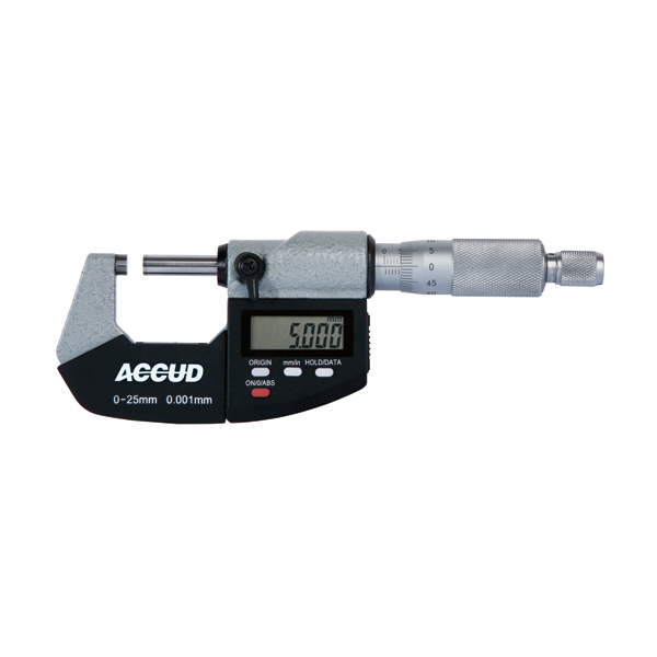 ACCUD Metric Digital Outside Micrometer Ip54 25-50mm