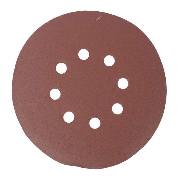 Tork Craft Sanding Disc Hook & Loop 150mm 180 Grit With Holes 10/Pk