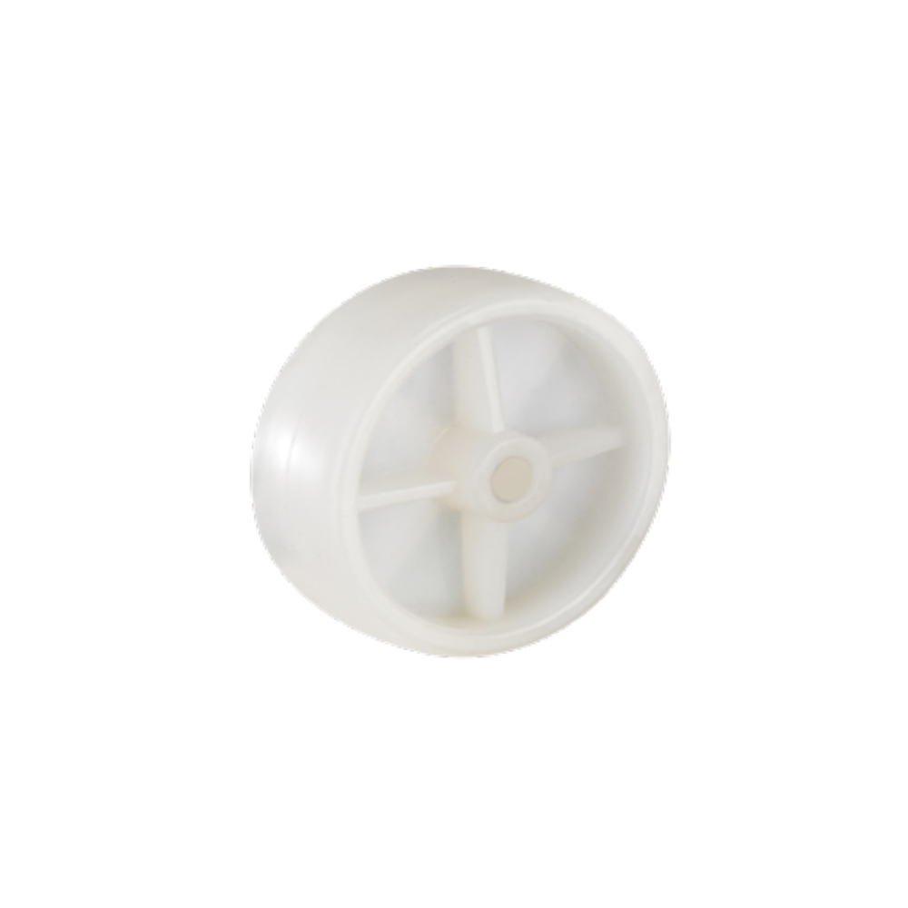 Tradequip – White Nylon Loose Wheel 50mm