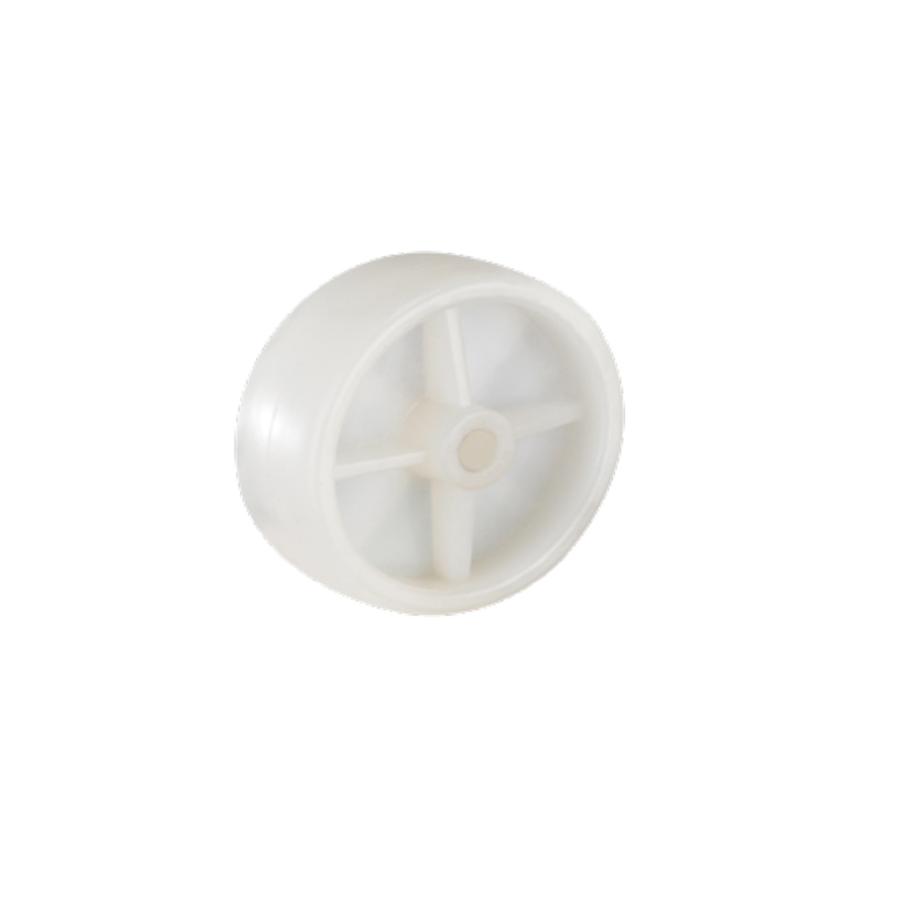 Tradequip – White Polypropylene Loose Wheel 125mm