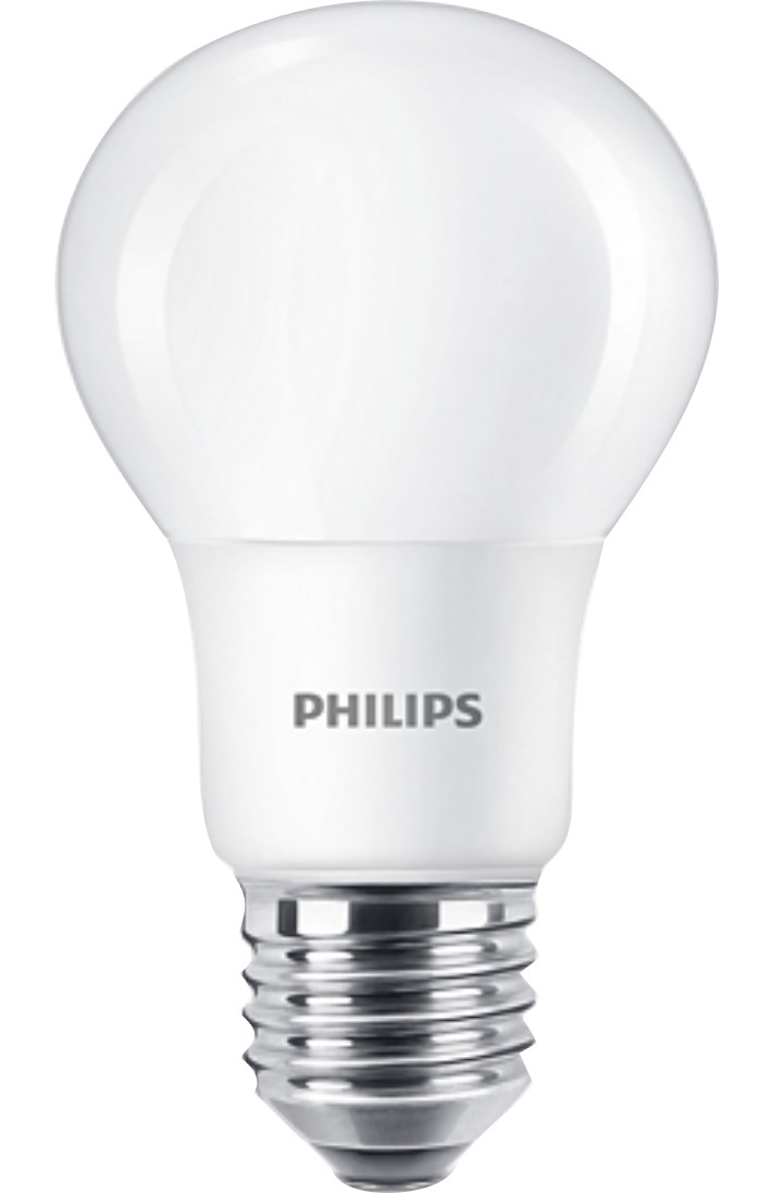 Philips A60 LED LAMP 6W E27 Screw Type  D/L – 12 Pack