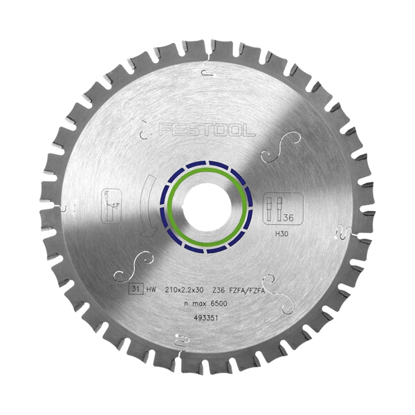 FESTOOL FLAT TOOTH SAW BLADE 210X2,2X30 F36 493351