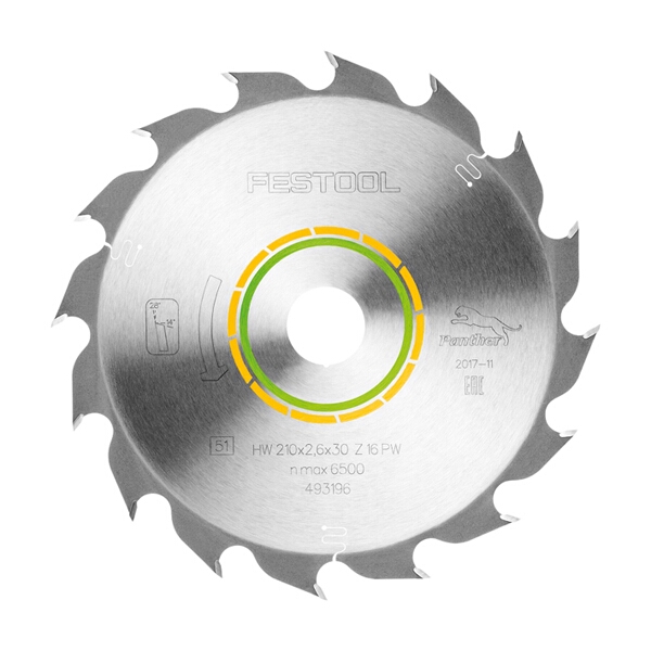 FESTOOL PANTHER SAW BLADE 210X2,6X30 PW16 493196