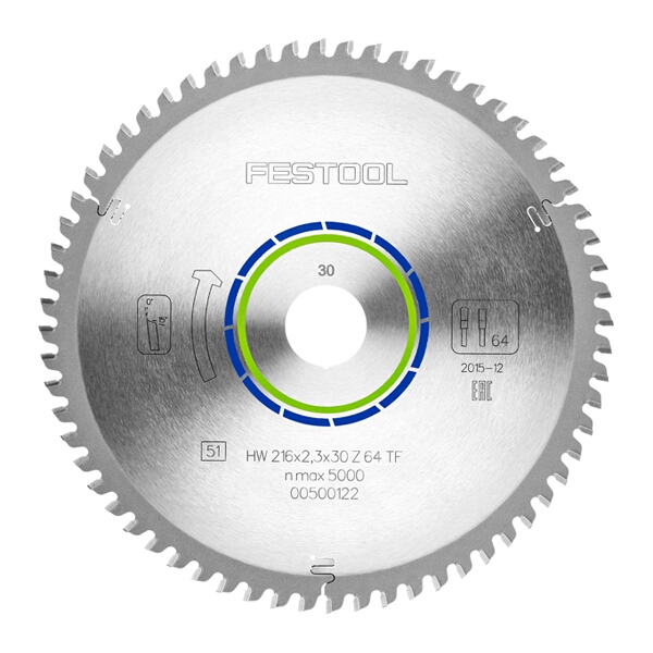 FESTOOL SPECIAL SAW BLADE 216X2,3X30 TF64 500122