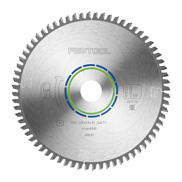 FESTOOL SPECIAL SAW BLADE 225X2,6X30 TF68 488291