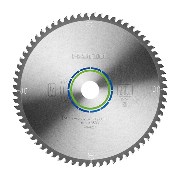 FESTOOL SPECIAL SAW BLADE 260X2,4X30 TF68 494607