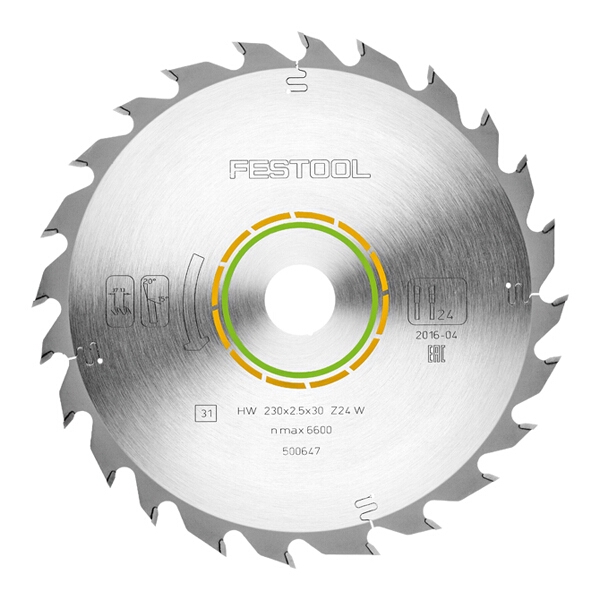 FESTOOL STANDARD SAW BLADE 230X2,5X30 W24 500647