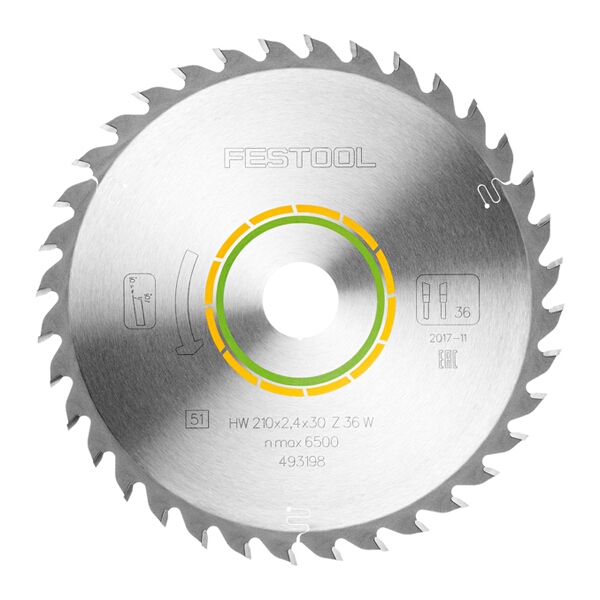 FESTOOL UNIVERSAL SAW BLADE 210X2,4X30 W36 493198