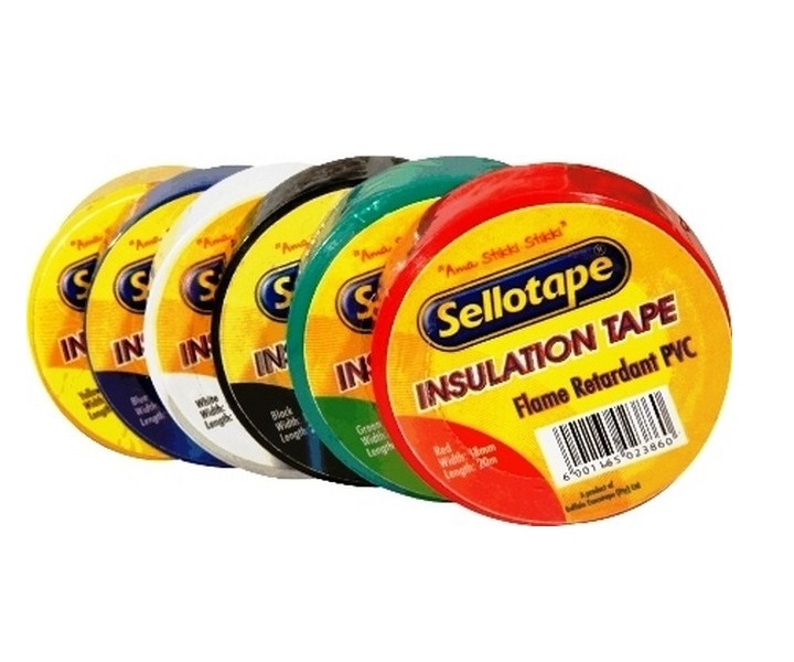 Sellotape – Insulation Tape 20m Multi Colour