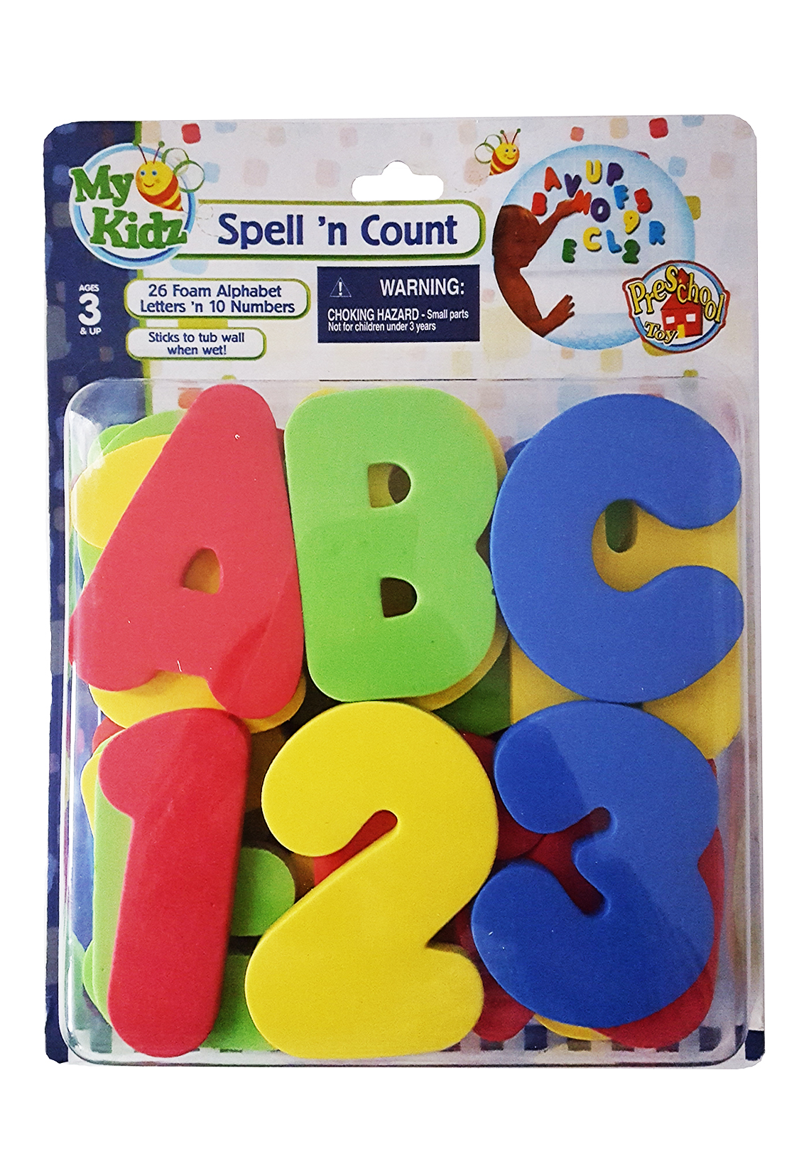 Cooey – Baby Bath – Party Accessories – Letters & Numbers – 36 Pieces