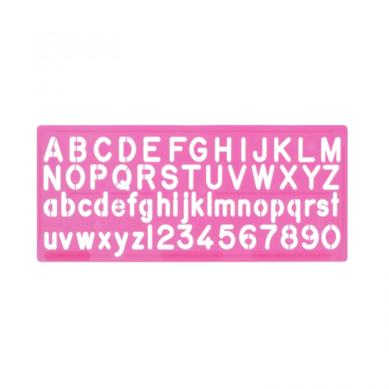 Penflex 10mm Stencil Set Lower Case